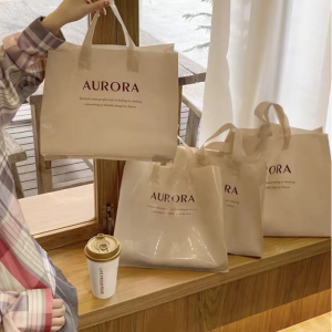 Light luxury transparent plastic handbag