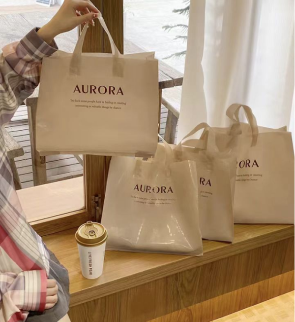 Light luxury transparent plastic handbag