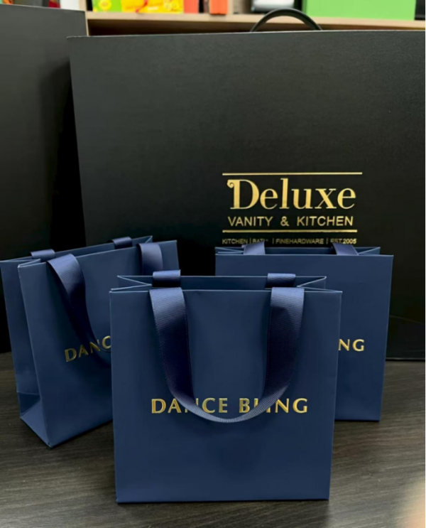 Light luxury Tibetan blue custom-made tote bag