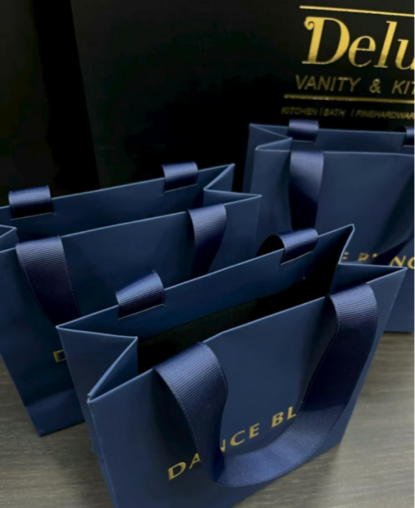 Light luxury Tibetan blue custom-made tote bag - Image 3