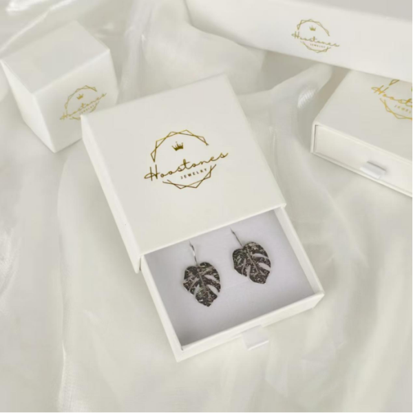 White gold stamping jewelry box set - Image 4